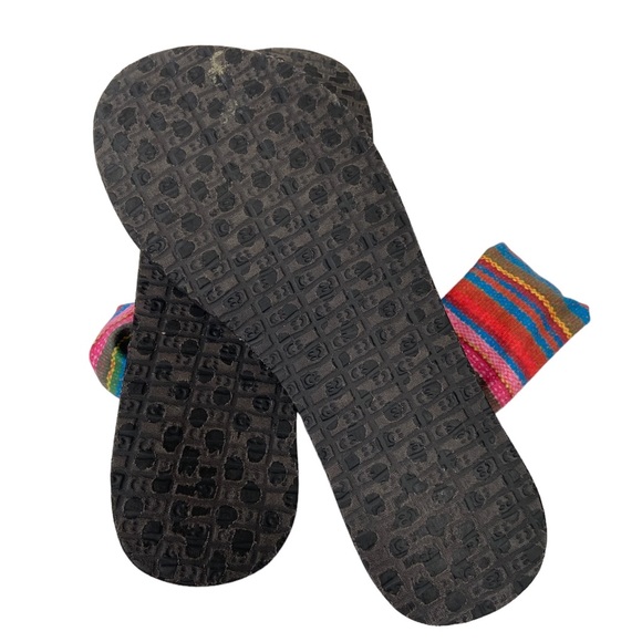 Sanuk Cabaret Kauai Blanket Yoga Sling Burst Prints Sandals 1091531 Size 7 - Picture 5 of 7